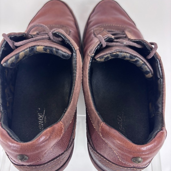 Aetrex Holly Leather Lace Up Oxford Sneakers Low Top Hybrid Shoe Brown Size 8 - Picture 11 of 15